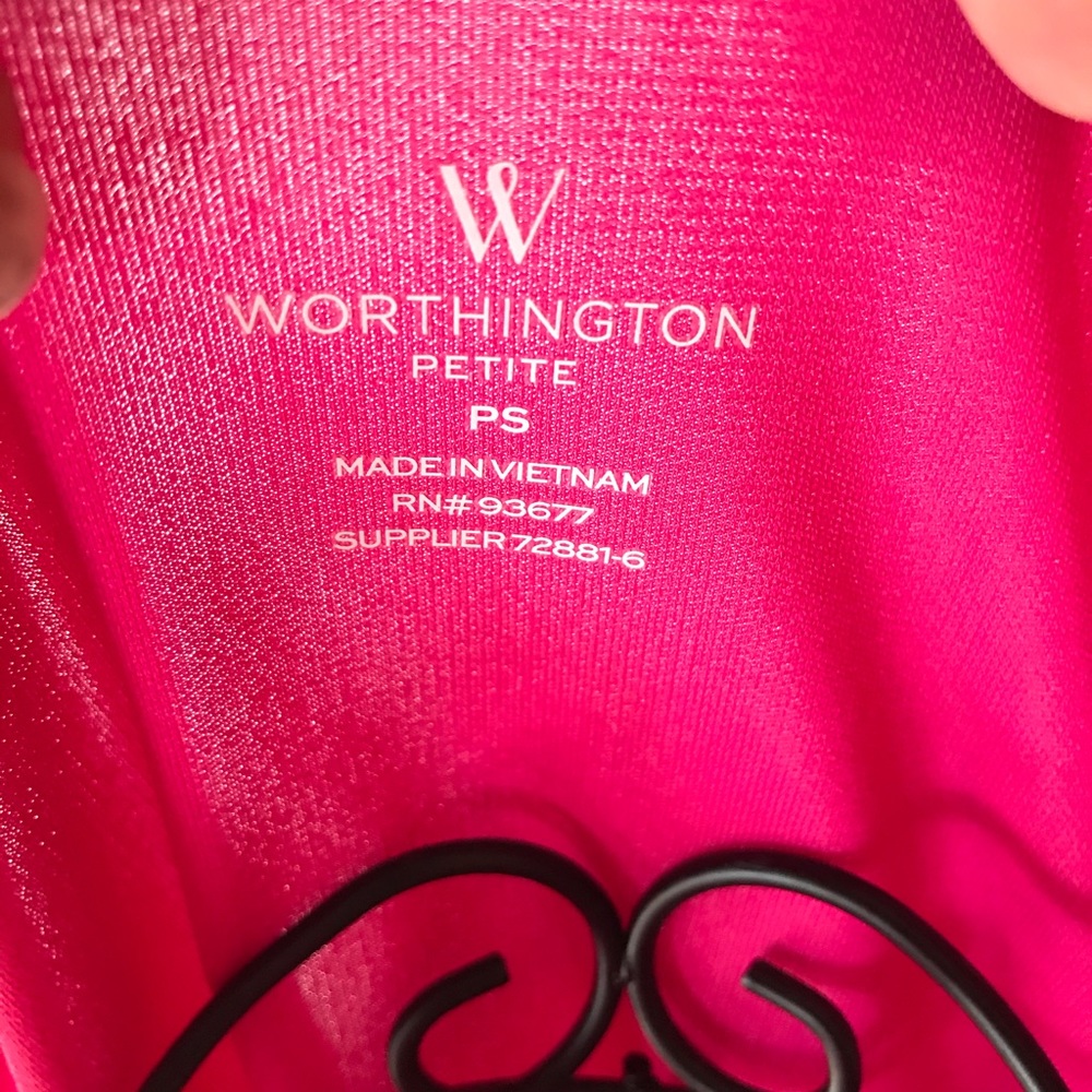 Worthington women’s drape neck sleeveless tank top - Picture 4 of 7